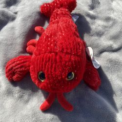 Applause KellyToys Plushie RED LOBSTER PLUSH Stuffed Toy So Soft !! 12"