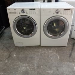 Set Washer And Dryer LG Gas Dryer Good Condition 3 Months Warranty Delivery And Installation 