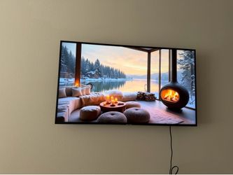 Moving sale !!Samsung 50" 4K Smart TV with Full-Motion Wall Mount & Remote