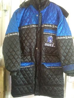 Hurry now blue devils jacket for the low size XXL