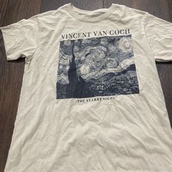 Womans Vincent Van Gogh Shirt Size Small Mighty Fine #17