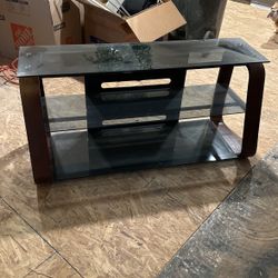 Glass TV Stand