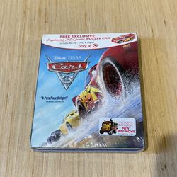 Disney Pixar Cars 3 Blu-Ray + DVD + Digital, 2017 Target Exclusive New Sealed!!  