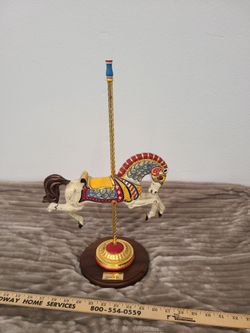 Carousel Horse by Ronald A Lee 1983, Vintage