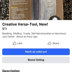 Creative Versa-Tool, NEW