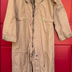 Price Drop - Military Surplus Aviator Flight Suit, CWU 27P Nomex Flyers Coveralls, Like New