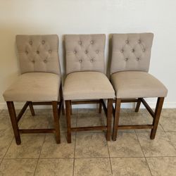 3 Cloth Bar Chairs