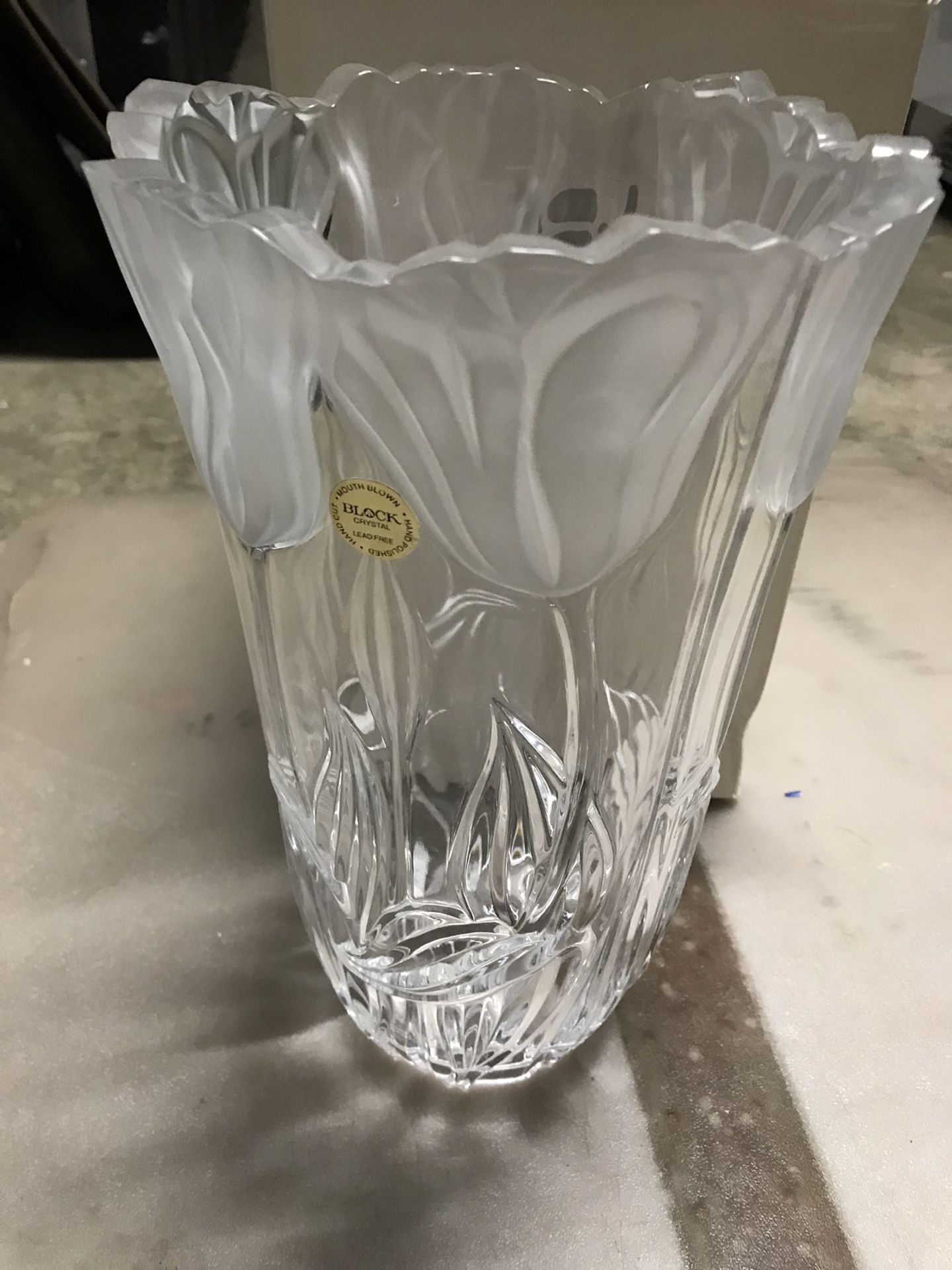 Crystal vase new
