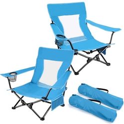 Joyfair Beach Camping Chair (2 Pack)