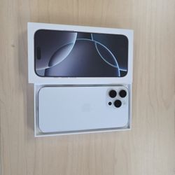 Iphone 16 Pro Max 256gb*****att.   H20.  Cricket