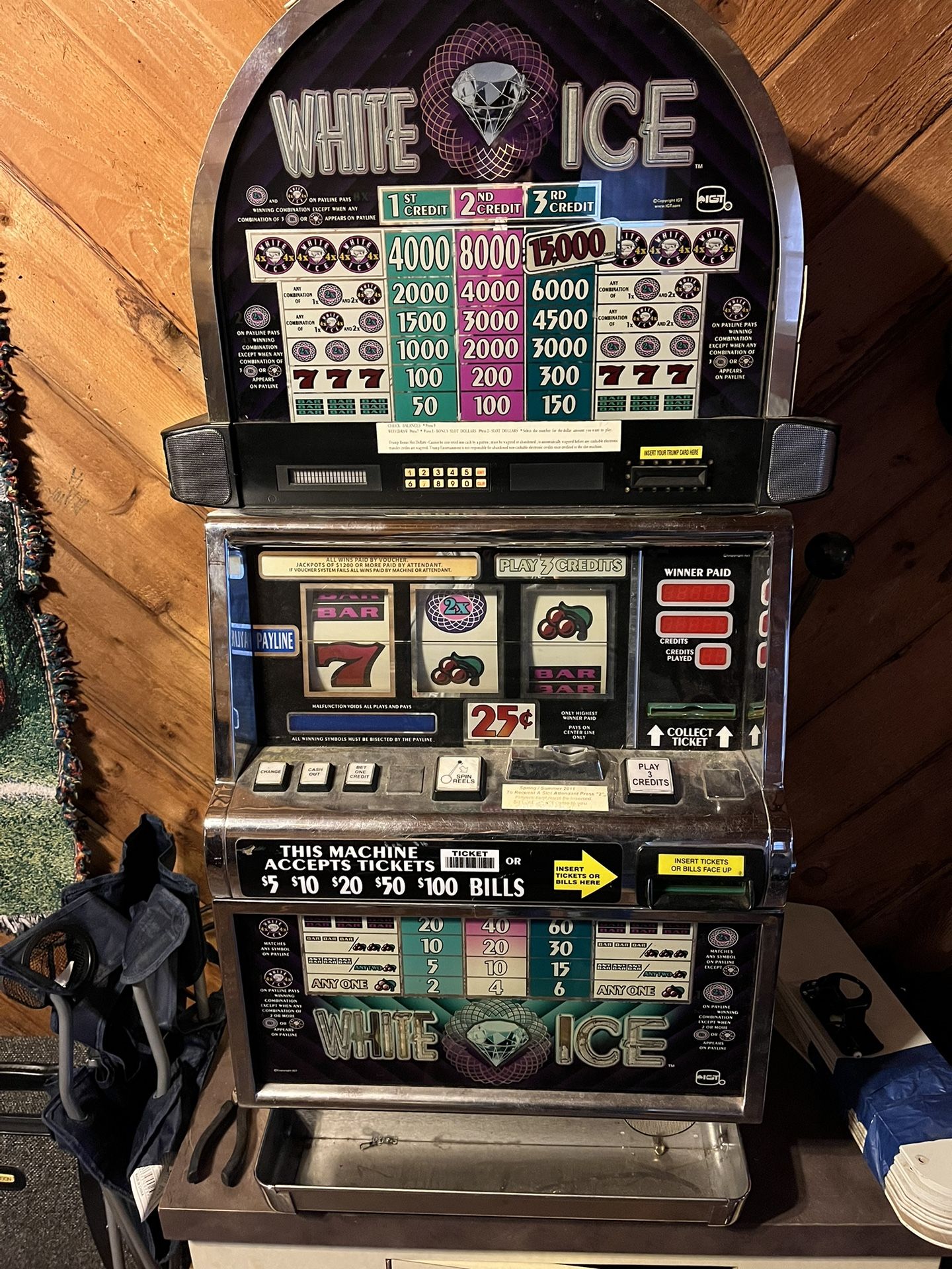 Slot machine was in Donald Trump’s casino