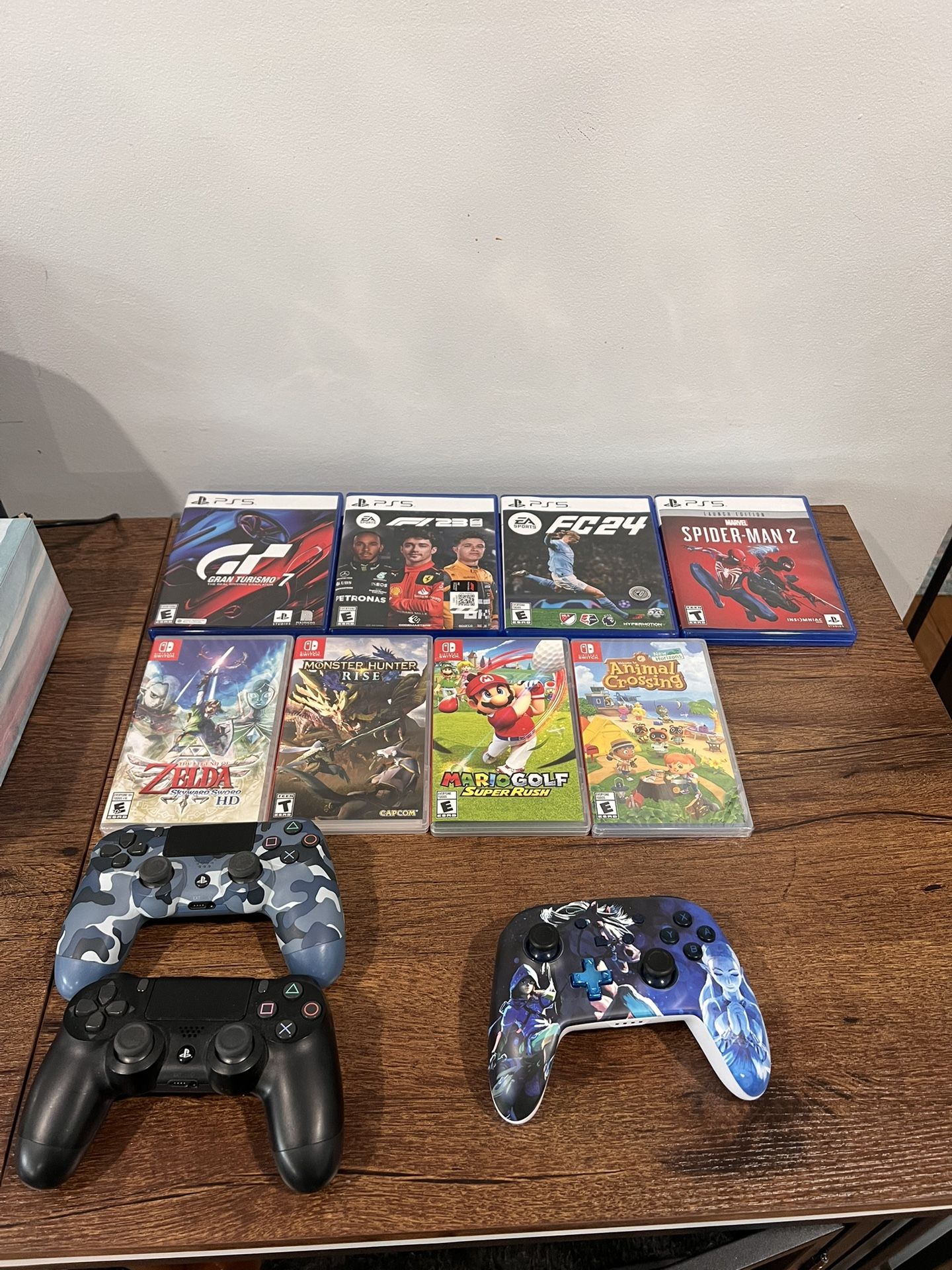 PS5/Switch Games and PS4 Controllers