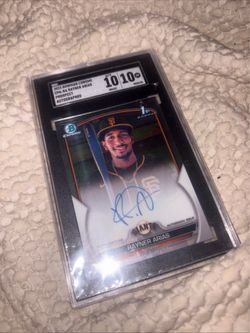 Rayner Arias 2023 Bowman Chrome #CPA-RA Auto 1st Prospect Sgc 10 10 Auto