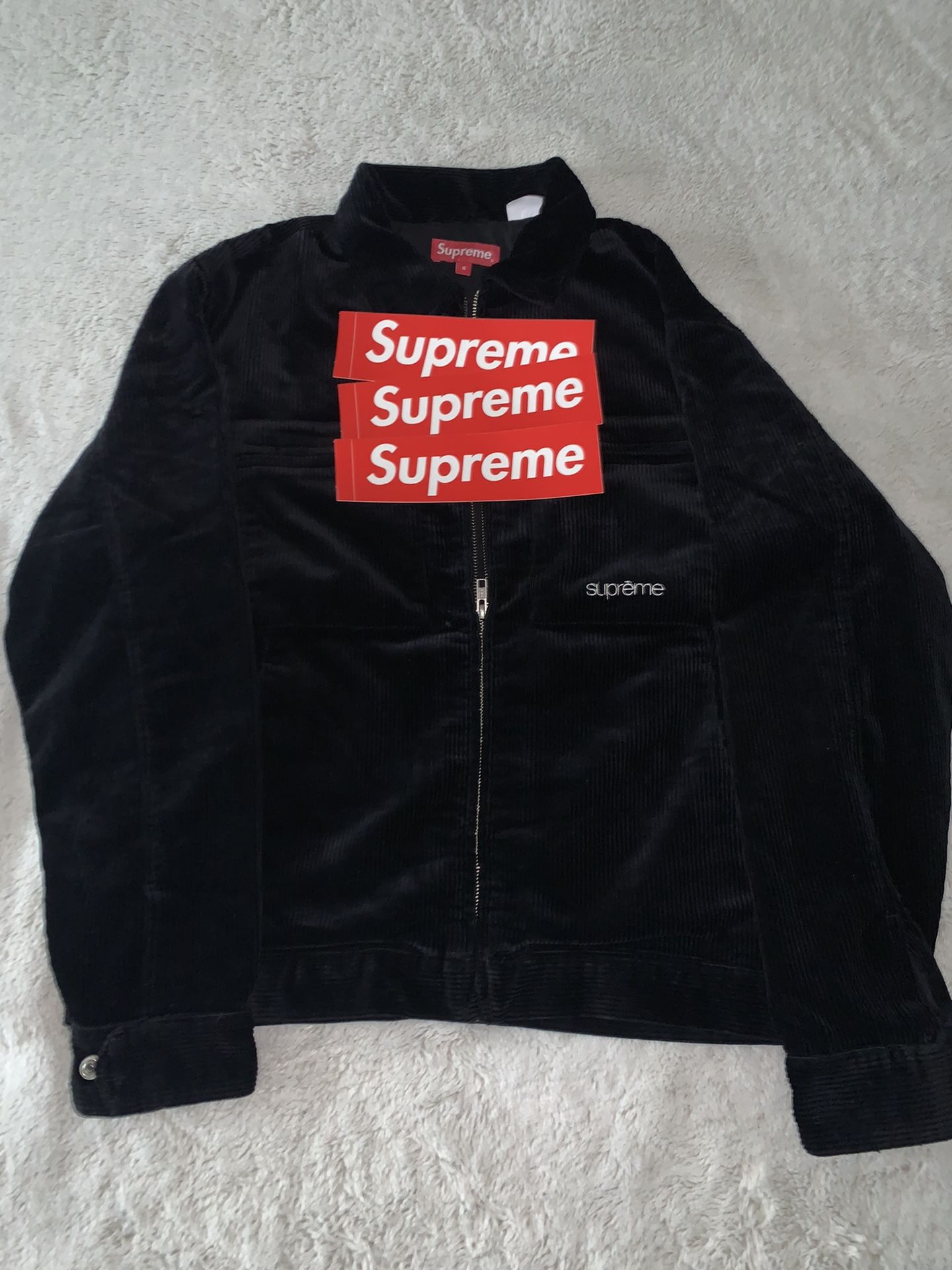 supreme Corduroy Zip Jacket