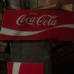 Coca-Cola Plexiglass display inserts