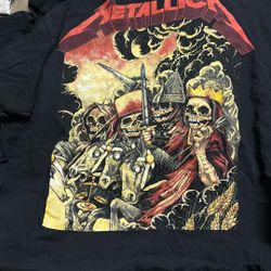 METALLICA OFFICIAL MERCH FOUR HORSEMEN 2023 BAND MUSIC T-SHIRT Xl 