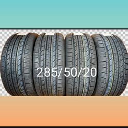 4 New Tires  285/50/20 Llantas Nuevas  $ 510