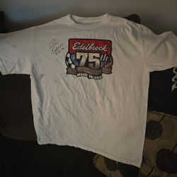 Drag Racing Shirt Signed Edelbrock
