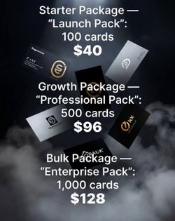 Professional Business Cards