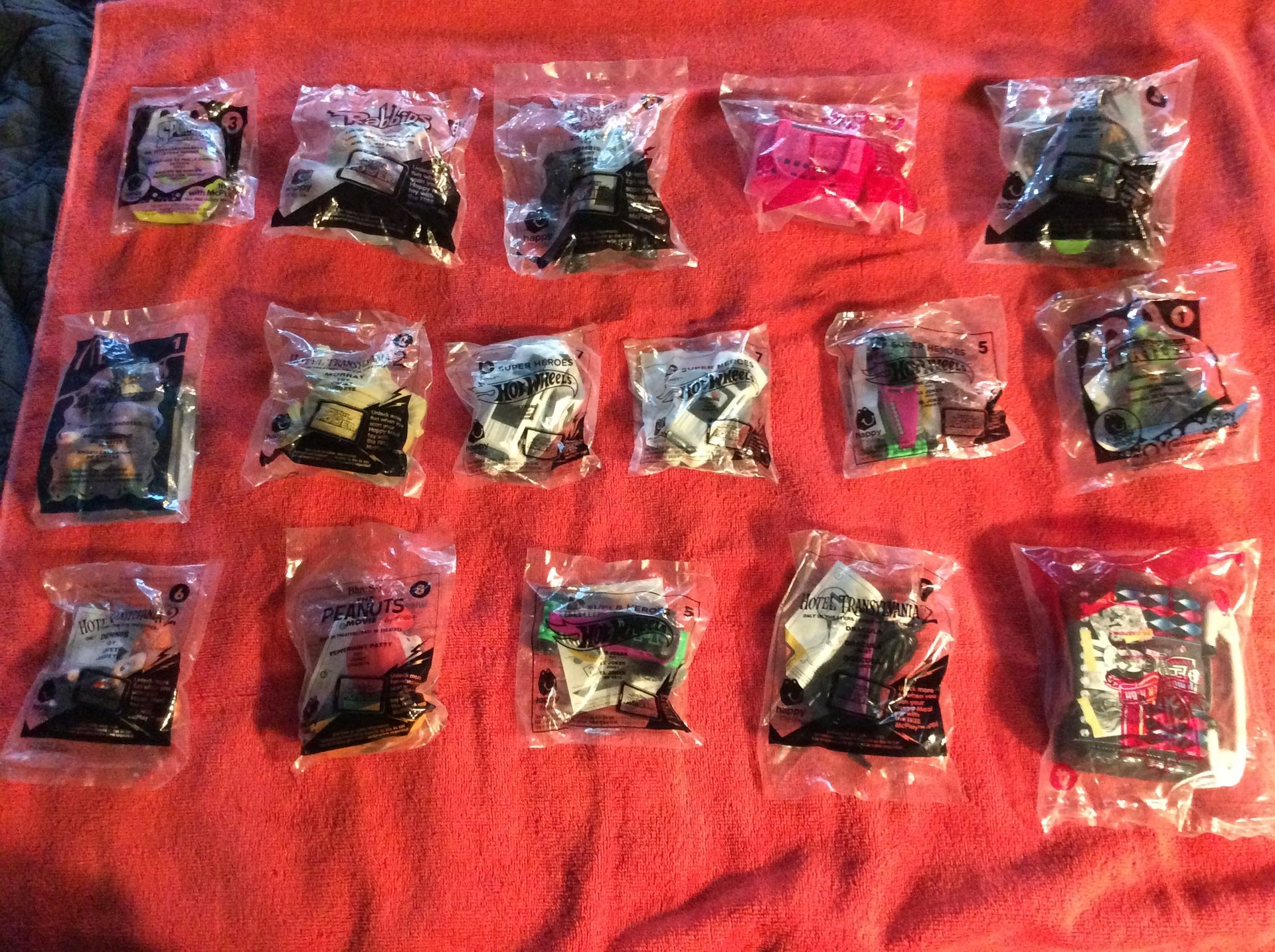 Lot Of 16 McDonald's Happy Meal Toys Hotel Transylvania Monster High Shopkins Sealed