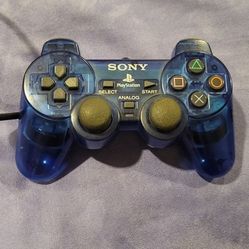 Ocean Blue PS2 Oem controller