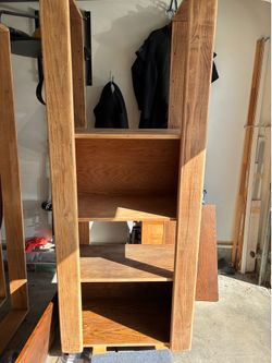Vintage bookcase ready for staining