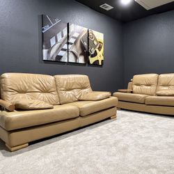 Brown Leather Sofas