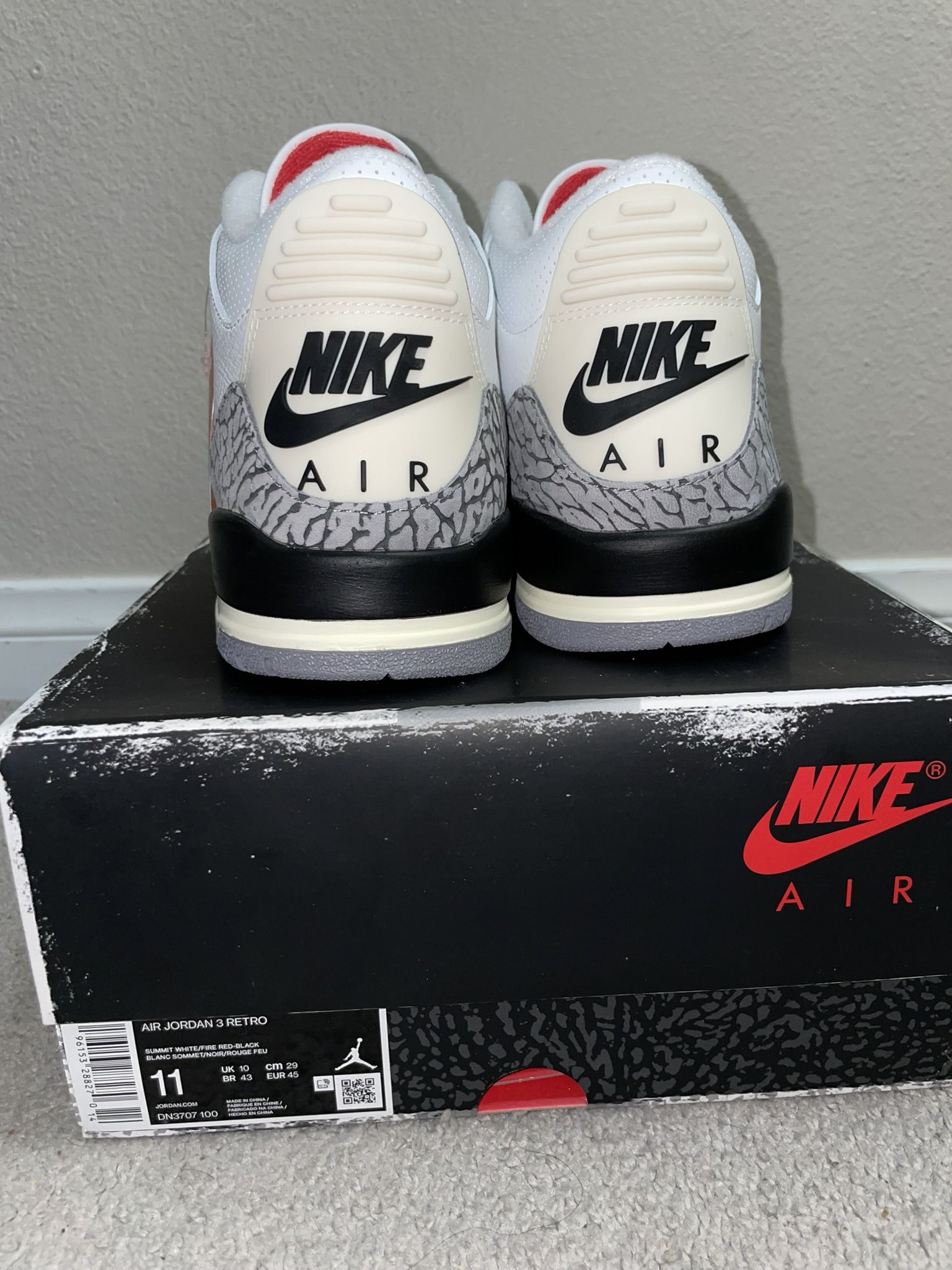 Jordan 3 Retro White Cement Reimagined Size 9.5 , 11 , 12 New