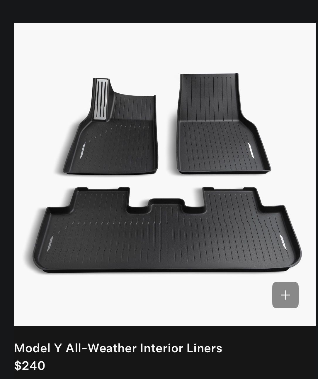 Model y All Weather Interior