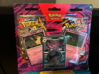 Pokemon TCG Cosmos Gengar, Team Rocket’s Mimikyu And Marshadow 2 Pack Blister