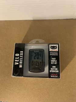 Cateye CC-VT230W Velo Wireless Speed Sensor with Programmable Odometer