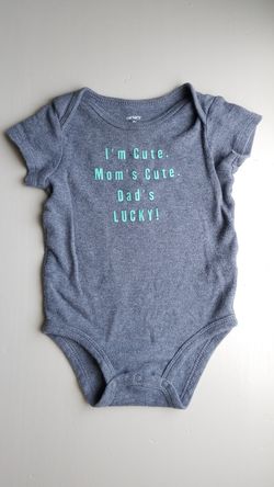Carter's onesie 9 months