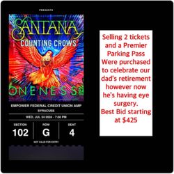 Concert tickets 