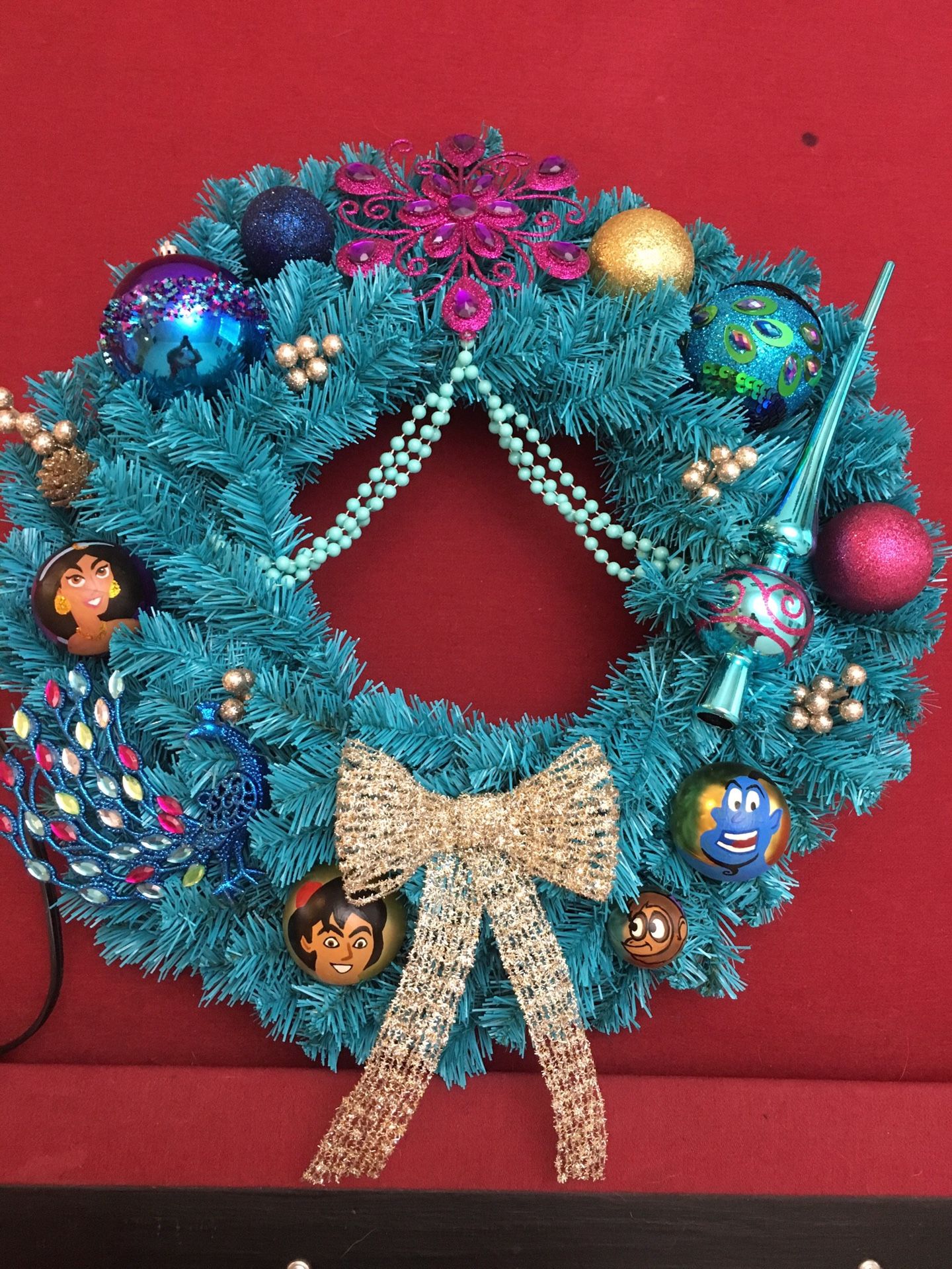 ALADDIN / JASMINE INSPIRED WREATH