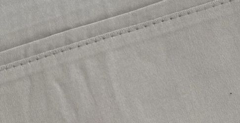 2 Calvin Klein Light Gray 100% Combed Cotton Standard Pillow Shams