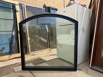 Arch black window 50”x50” aluminum clad