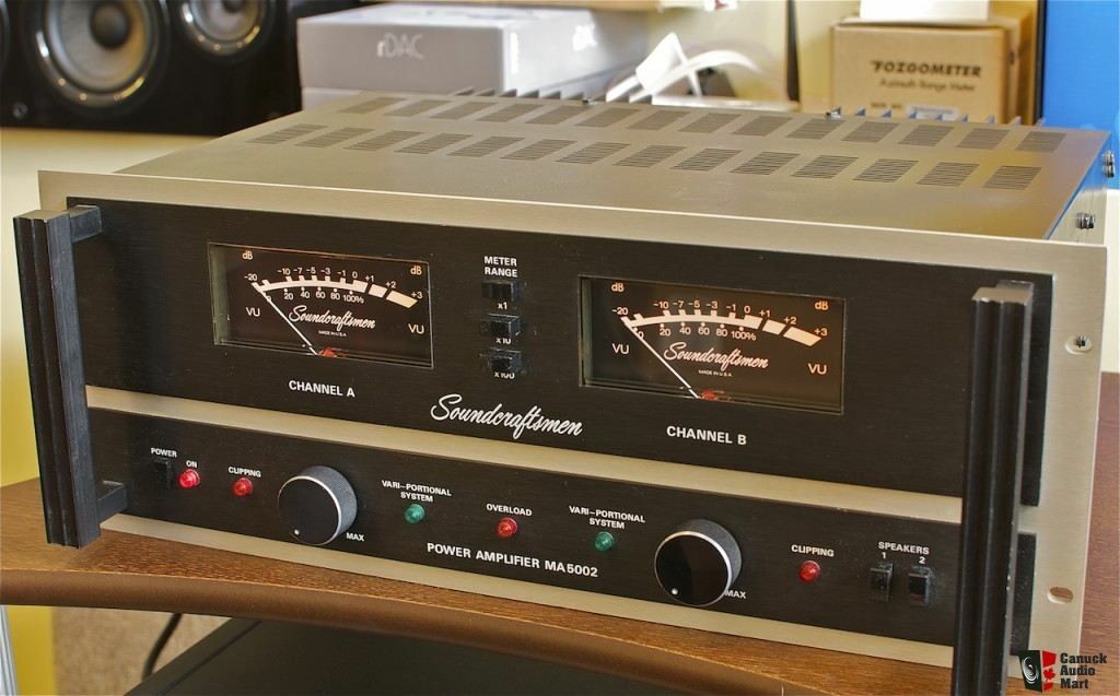 Vintage Stereo power amplifier Soundcraftsmen MA5002 MONSTER AMPLIFIER