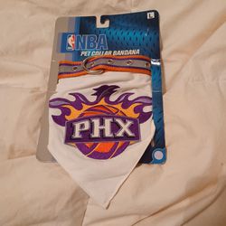 Phoenix Spurs Pet Collar Bandana - Large NBA
