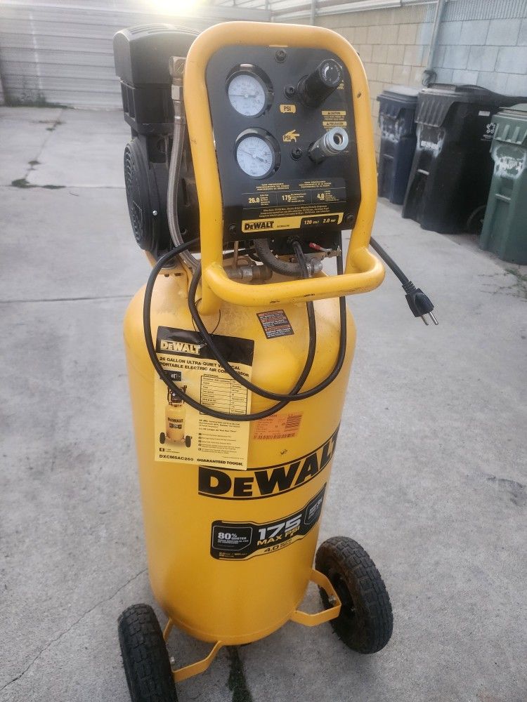 DEWALT
26 Gal. 175 PSI Ultra Quiet Portable Electric Air Compressor