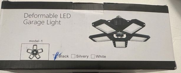2 Pack Garage Deformable Work Shop Ceiling Lights Bulb Lamp Adjusted Over 90*
