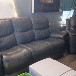 Electric  Leather  Set  Sofa And Recliner Set 
