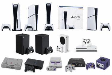 Playstation 5. Xbox series x.  Any retro console.