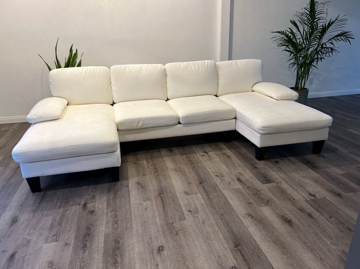 White Sectional Couch