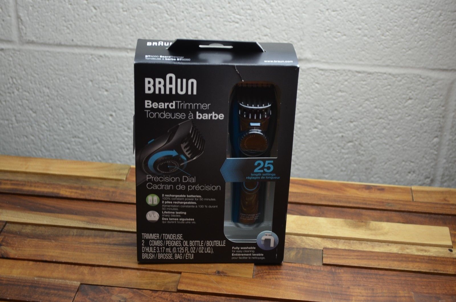 Braun beard trimmer electric face trimmer BT5050