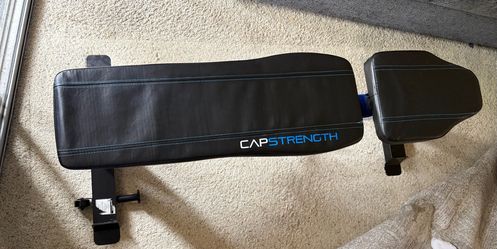 CapStrength barbell Dulex Utility Weight Bench Blue