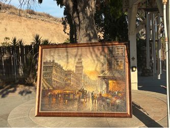 Paris Cityscape Scene- Gallery Art