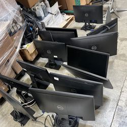 14 Flat Screen Monitors Dell Acer 