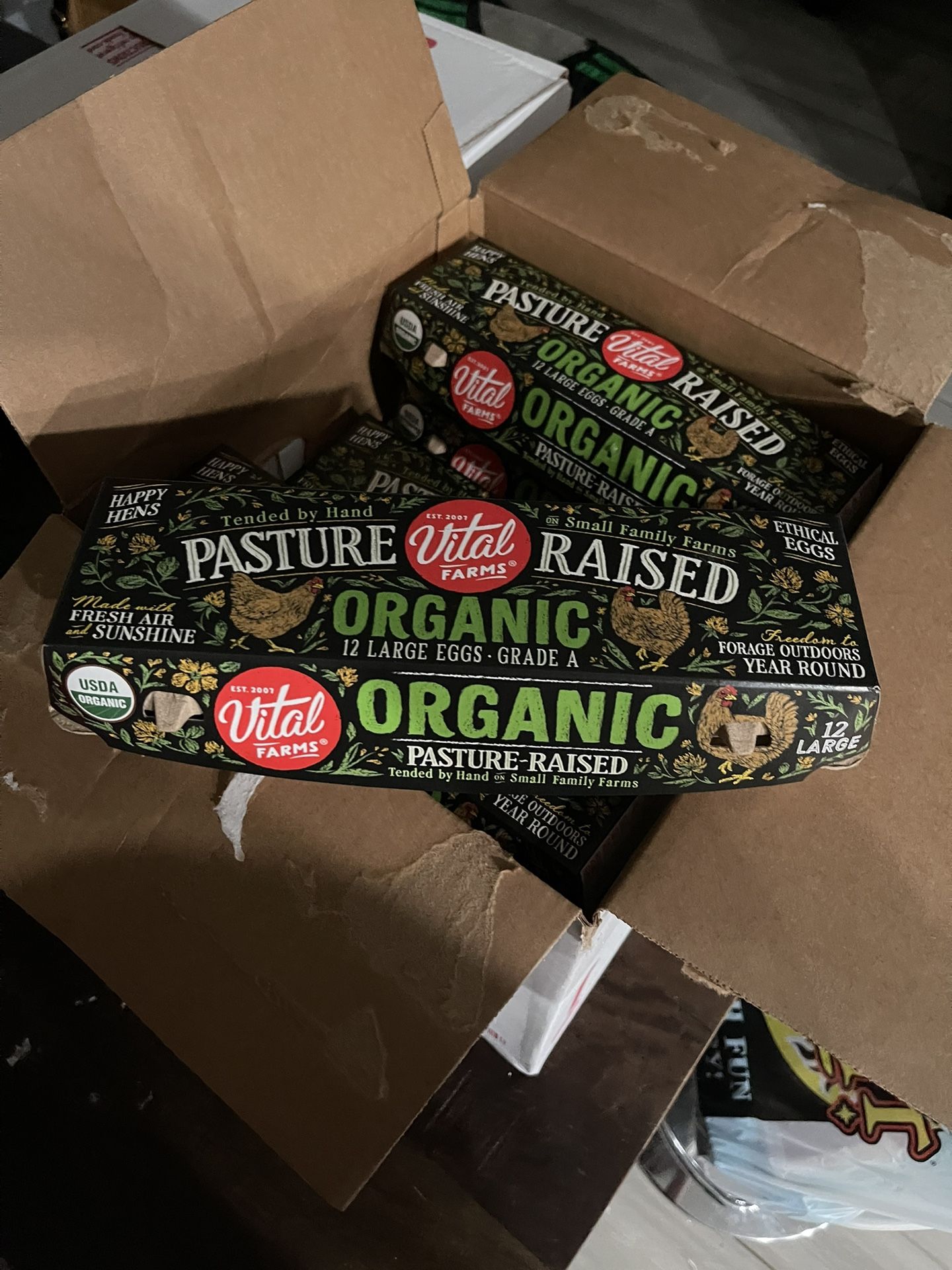 Organic Eggs Grade A