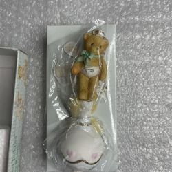 Enesco Cherished Teddies Baby Rattle Hanging Ornament x