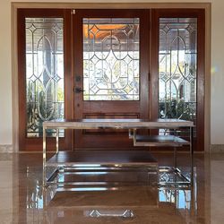 Modern Grey 3 Tier Coffee Table